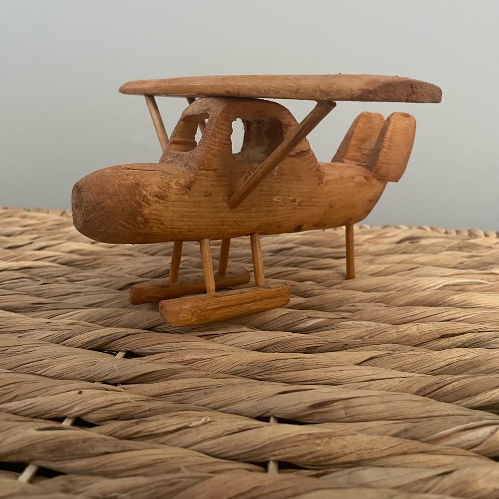 Hand Carved Wooden Plane